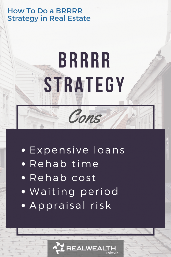 BRRRR Strategy Cons