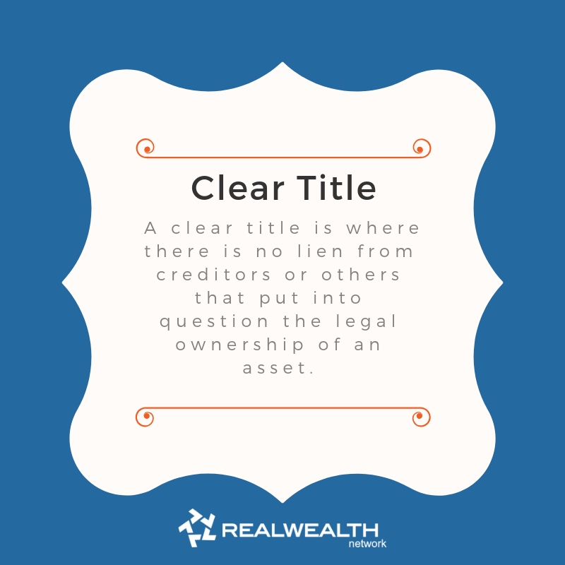 Definition of Clear Title image