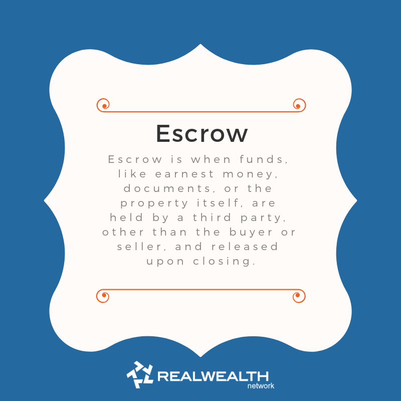 Definition of Escrow image